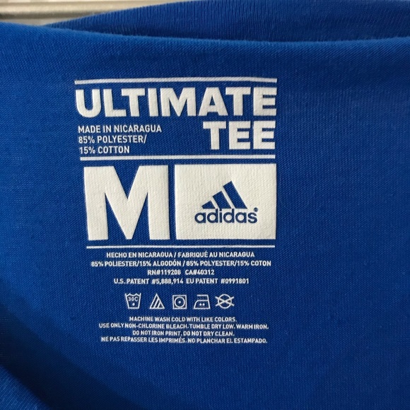 Mens Adidas Climalite T-Shirt Size Medium - Picture 7 of 7